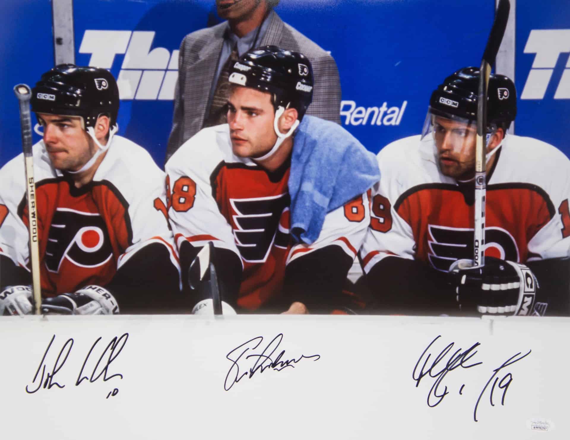 Philadelphia Flyers Three Stars Poster (Eric Lindros, John